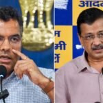 delhi minister parvesh verma and aap chief arvind kejriwal