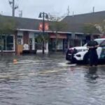 the storm has brought strong winds heavy rain coastal flooding and high surf across the northeast