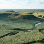 a texas ranch spanning nearly 77000 acres is back on the market for 180 million after the 2024 smokehouse creek fire scorched more than half its land image credit wyman meinzer