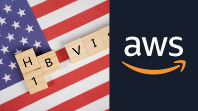 about 100 h 1b visa holders were on amazons initial team that built aws ex employee criticises us green card suspension for tech firms