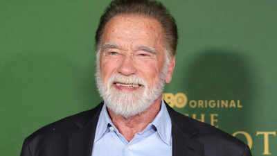 after the shelters were installed schwarzenegger visited the site and met some of the veterans who were staying there getty images