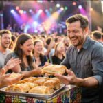 baklava vendor at concert