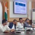 ca46aa8e 5827 432a 95ad 03764f16d1e3 ministers ashok kumar choudhary lakhendra kumar raushan and deepak prakash with officals at a meeting on mondayjpeg