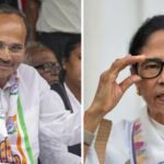 congress leader adhir ranjan chowdhury and tmc suprmeo mamata banerjee