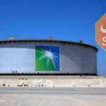 file photo an aramco tank is seen at saudi aramcos ras tanura oil refinery and oil terminal