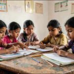 girls study together