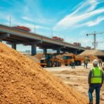 highway construction in progress