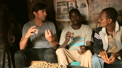 in 2009 hugh jackman met an ethiopian coffee farmer who inspired a business his laughing man foundation later supported safer homes healthcare and college scholarships for farming families