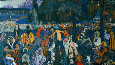 kandinsky painting sold under nazi occupation returns to heirs fetches 3156m at london auction