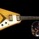 lonnie macks iconic flying v guitar and amplifier sell for 550000 at auction
