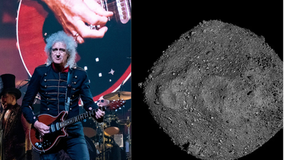 nasa struggled to find a safe sampling site on asteroid bennu queen guitarist brian may used his little known 3d imaging skills to reveal its treacherous terrain