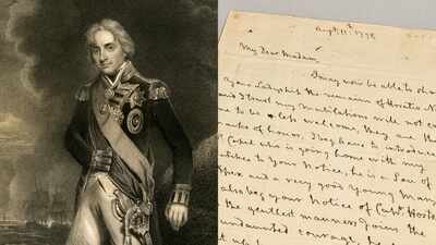 nelsons rare letters and papers go on sale for 6m