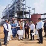 oct 03 samrat choudhary inspects an ethanol plant in jamui district on saturdayjfif