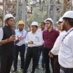 oct 11 energy secretary ajay yadav inspects a power station on sunday to ensure supply during durga pujajfif
