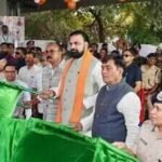 oct 28 cm samrat choudhary flags off an special train for ekta nagar kevadia in gujarat from patliputra junction on wednesdayjfif