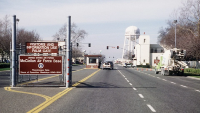 peacekeeper gate at mcclellan afb in 1995