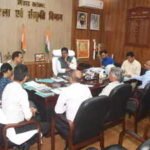 pramod kumar minister of art and culture with department officialsjpg