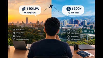 redditor asks if rs 90lpa in bengaluru better than 300k in san jose