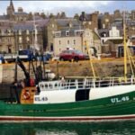 scottish prawn trawler sustain hit rocks near ullapool after its skipper fell asleep he was exhausted after days at sea and no watch alarm was fitted