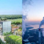 the former power plant is being reimagined as a public waterfront destination blending recreation nature and heritage