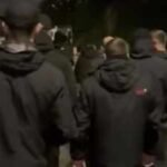 the group calling itself the chelmsley wood patriots carried out a late night patrol at meriden park in the west midlands