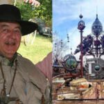 wisconsins forevertron towers 50 feet high spans 120 feet wide and weighs 300 tons making it the worlds largest scrap metal sculpture