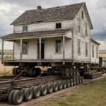 woman spends up to 380000 to move her great great grandparents 112 year old house to her husbands family farm